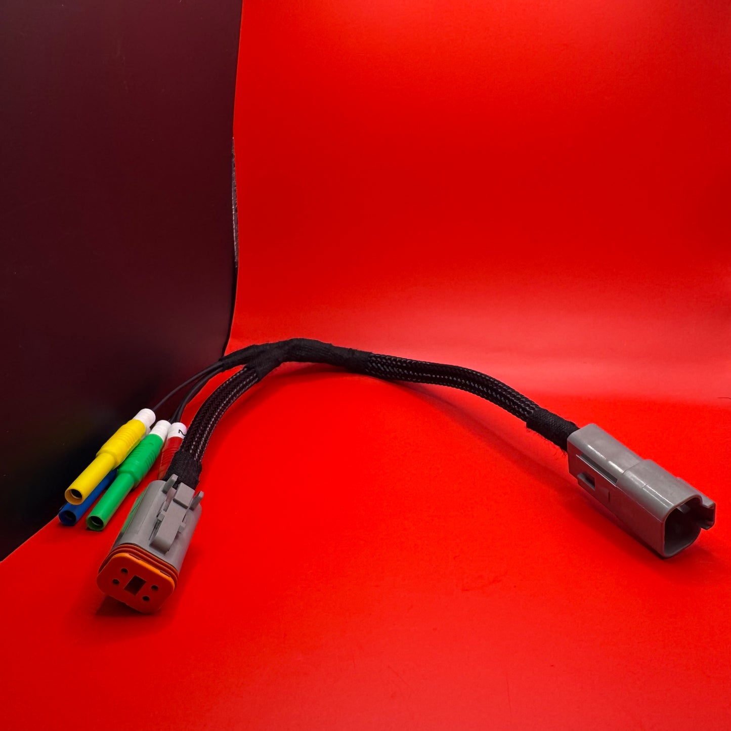 Deustch DT style connector in line breakout harness