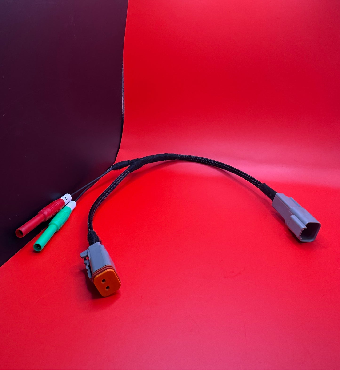 Deustch DT style connector in line breakout harness